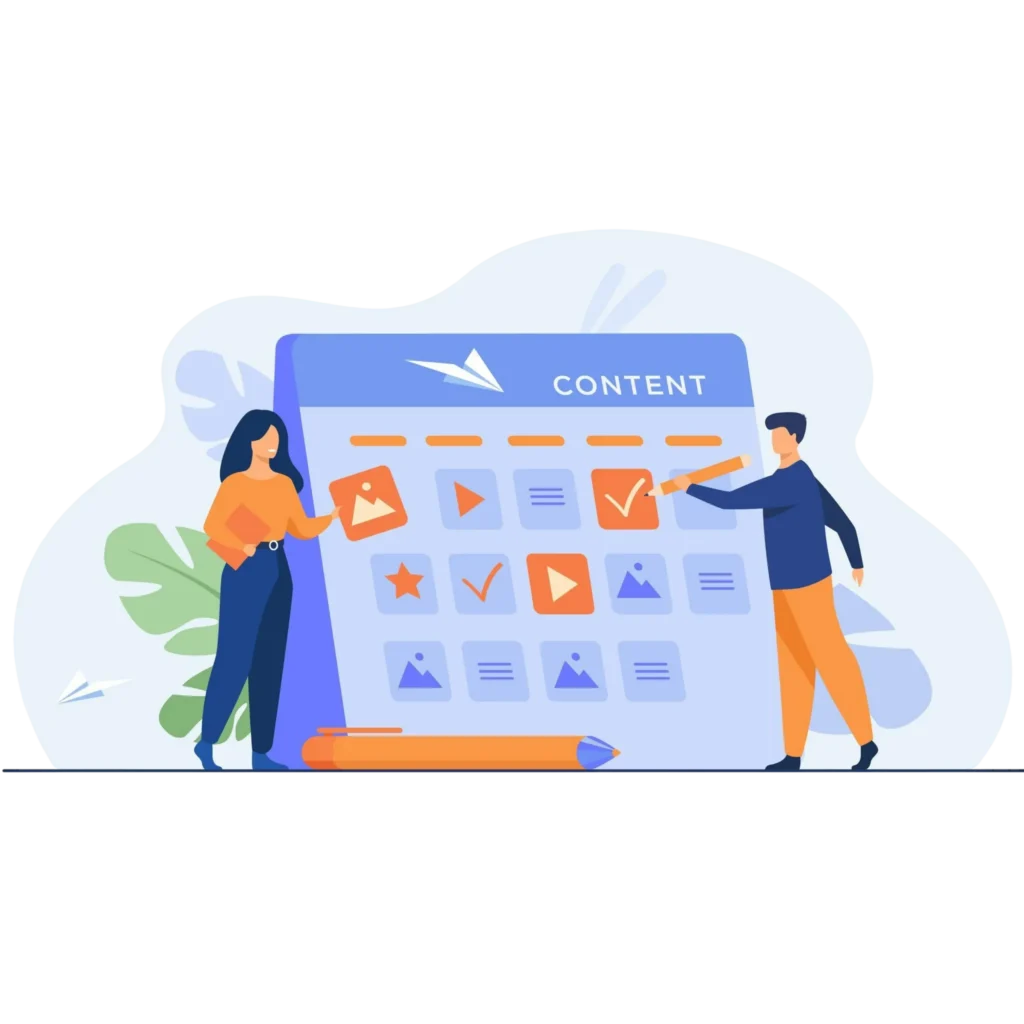 content strategy by webon and content calendar